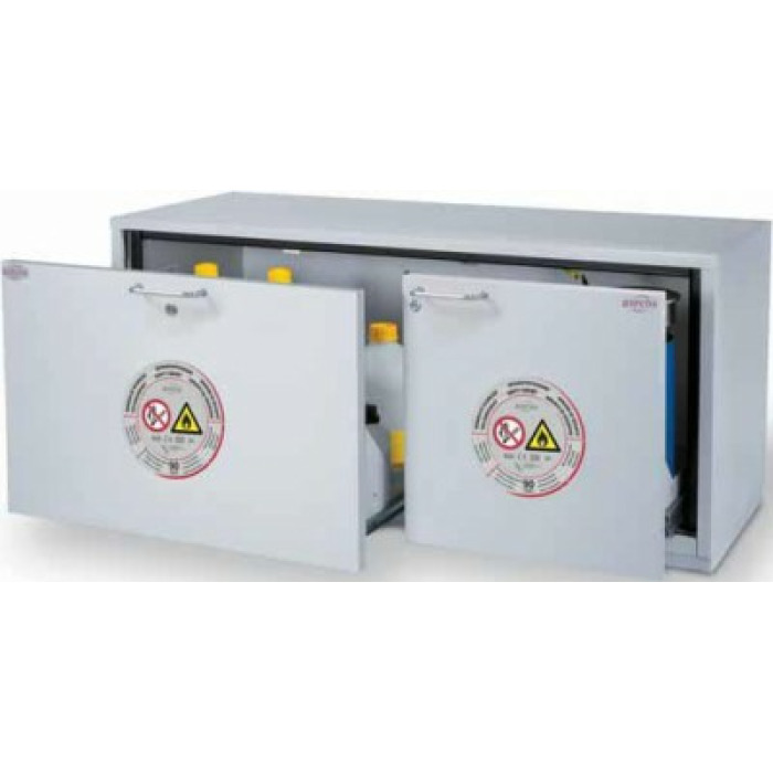 Safety Cabinet Width 1 400 mm, 2× drawers